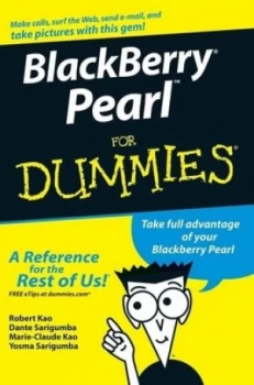 Image of Blackberry Pearl for Dummies by Robert Kao Paperback