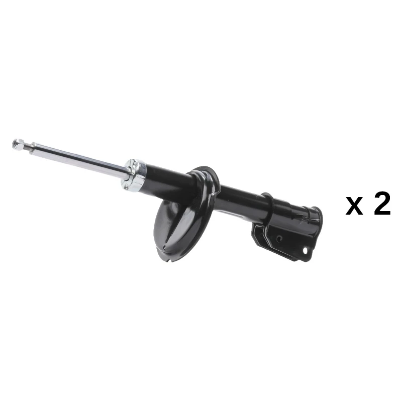 Image of RIDEX 854S18466 Shock absorber Front Axle, Gas Pressure, Twin-Tube, Suspension Strut, Top pin Shock Absorber (854)