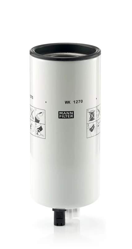 Image of MANN-FILTER WK 1270 Fuel Filter Spin-on Filter Fuel filter (9)