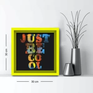 Image of 3030AHS-067 Multicolor Decorative Framed MDF Painting