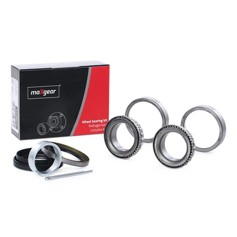 Image of MAXGEAR 33-0078 Wheel bearing kit Front Axle, with shaft seal Wheel Bearing Kit (654)