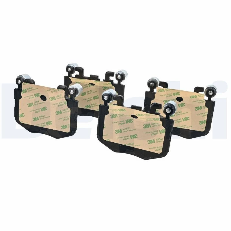 Image of DELPHI LP3941 Brake pad set without accessories, with anti-squeak plate Brake Pad Set,disc brake (402)