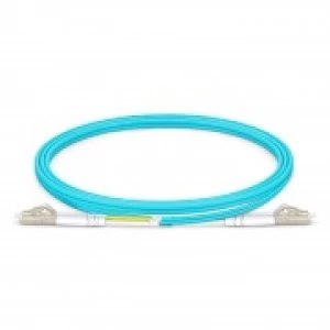 image of Fiber Duplex Patch Cord Om3 50/125 Sc/st Aqua- 1 M