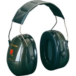 image of 3M PELTOR Optime II H520A Headband Ear Defender Headset SNR31 Black