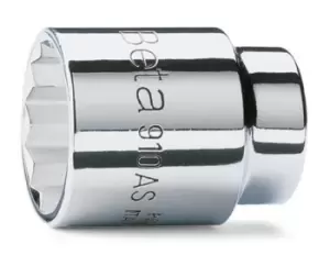 Image of Beta Tools 910AS 3/8" Square Drive Bi-Hex Imperial/AF Socket 1/2" 009100206