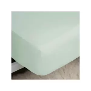 Image of Belledorm Easycare Polycotton Percale 200 Thread Count 11" Deep Fitted Sheet, Breeze, Super King