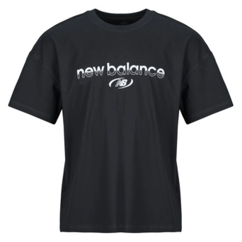 Image of New Balance TRACKSIDE T-SHIRT mens T shirt in Black