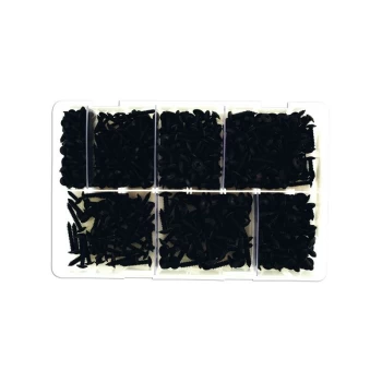 Image of Connect - Self Tapping Black Flanged Screws -Assorted - Box Qty 700 - 35002