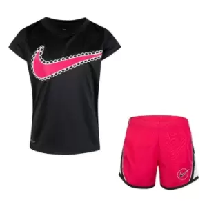 Image of Nike IC T Shirt And Shorts Set Infant Girls - Pink