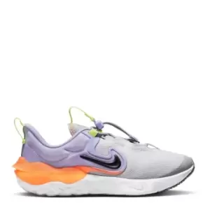 image of Nike Run Flow Big Kids Running Shoes - Grey