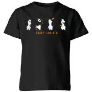 image of Frozen 2 Shape Shifter Kids T-Shirt - Black - 11-12 Years