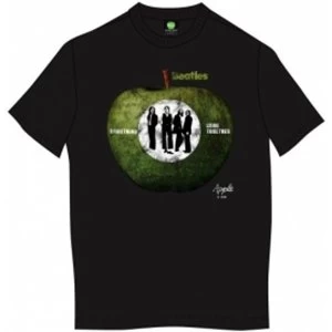 Image of The Beatles Something/Come Together Mens Blk TS: Large