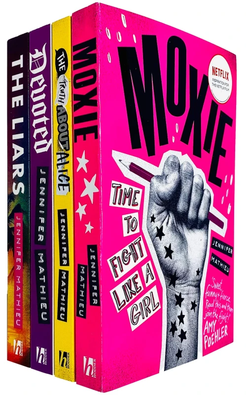 Image of Jennifer Mathieu 4 Books Collection Set (Moxie, The Truth About Alice, Devoted & The Liars) Jennifer Mathieu Books