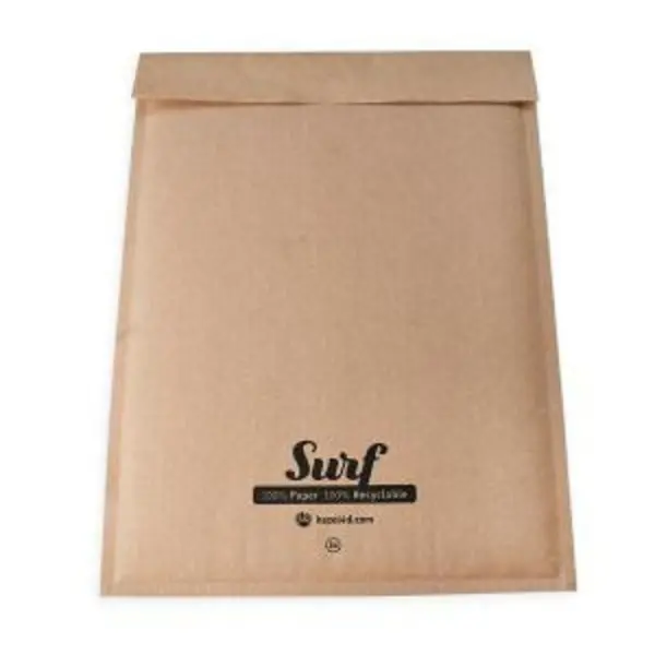 Image of Surf All Surf All Paper Padded Mailing Envelopes Size A(000) - Internal Size 110mm x 160mm - Brown (Box 200) - SURFA000K SURFA000K