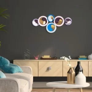 Image of Ephemeral Multicolor Decorative Metal Wall Accessory