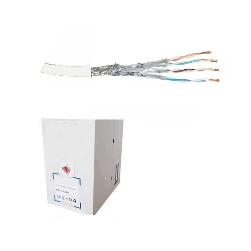 Image of FDL CAT.6a S-FTP STRANDED PATCH CABLE LSZH (305M BOX) - WHITE