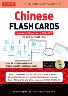 Image of Chinese Flash Cards Kit Volume 2 : HSK Levels 3 & 4 Intermediate Level: Characters 350-622 (Audio CD Included) Volume 2