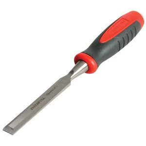 image of Faithfull Bevel Edge Chisel Red Soft-Grip 16mm (5/8in)