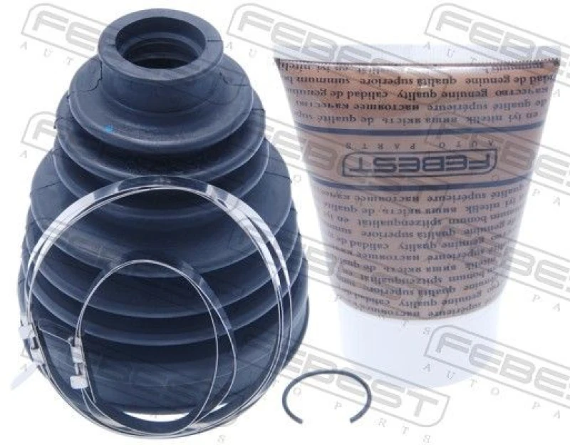 Image of FEBEST 2017-MAG CV Boot Wheel Side, NBR (nitrile butadiene rubber) NBR (nitrile butadiene rubber) Bellow,drive shaft (194)