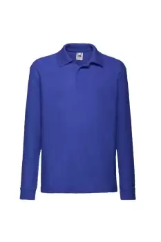 image of Long Sleeve 65/35 Pique Polo / Polo Shirts (Pack of 2)