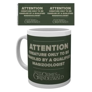 Image of Fantastic Beasts 2 - Attention Mug