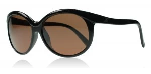 Serengeti Caterina Sunglasses Shiny Black 8186 Polariserade 55mm