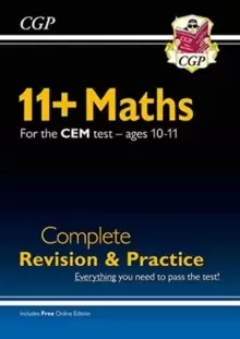 Image of New 11+ CEM Maths Complete Revision and Practice - Ages 10-11 (with Online Edition)