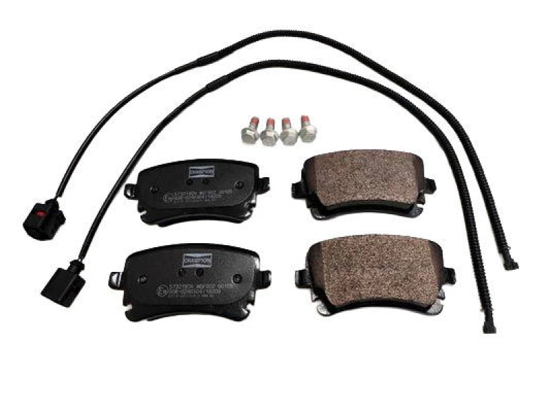 Image of CHAMPION 573219CH Brake pad set not prepared for wear warning indicator Brake Pad Set,disc brake (402)