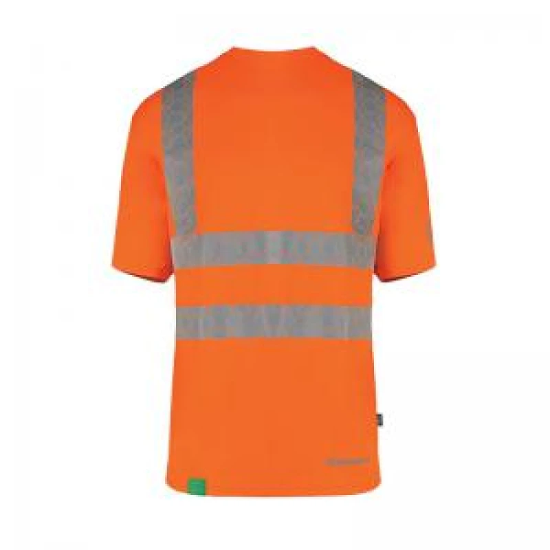 Image of Beeswift Envirowear Beeswift Envirowear High Visibility Short Sleeve T-Shirt Orange S EWCTSORS EWCTSORS