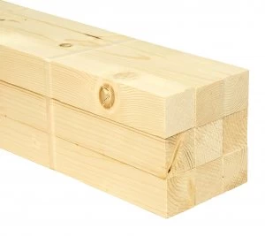 Image of Wickes Whitewood PSE 34 x 34 x 1800mm Pack 9