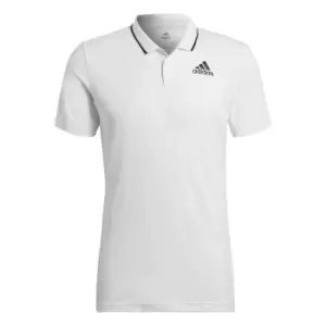 Image of adidas Tennis Freelift Polo Shirt Mens - White