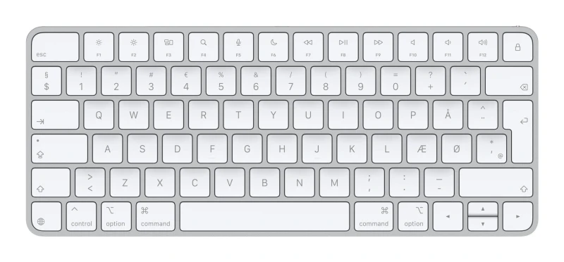 Image of Apple Magic keyboard Universal USB + Bluetooth QZERTY Danish White MXCL3DK/A