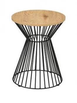 image of Julian Bowen Jersey Round Wire Side Table