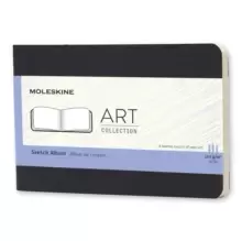 Image of Moleskine Pocket Art Plus Cahier Sketch Album Black