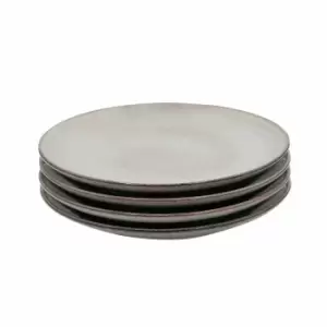 image of Cooks Professional Nordic Stoneware Set Of 4 Dinner Plates