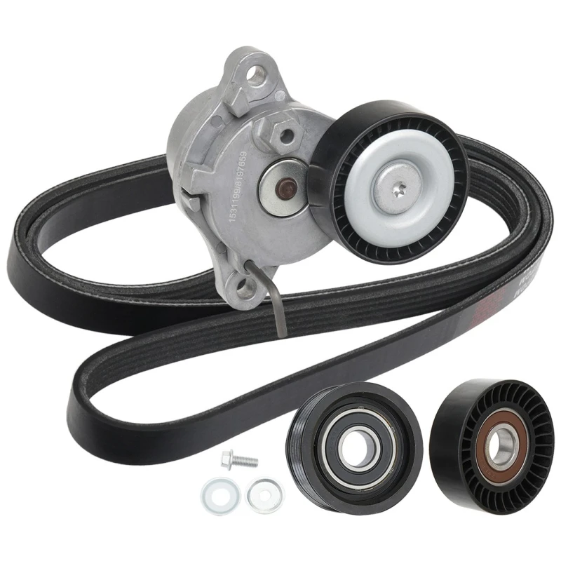 Image of RIDEX 542R0636 V-ribbed belt set V-Ribbed Belt Set (542)