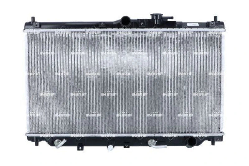 Image of NRF 517722 Engine radiator EASY FIT Brazed cooling fins, Aluminium, with attachment parts Aluminium Radiator,engine cooling (470)