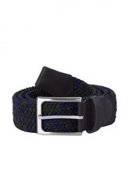 Image of Barbour Tartan Ford Belt - Khaki