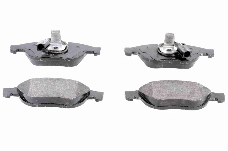 Image of VAICO V24-0093 Brake pad set Front Axle, incl. wear warning contact, Q+, original equipment manufacturer quality Brake Pad Set,disc brake (402)