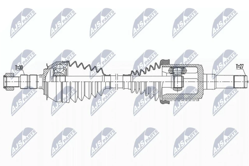Image of NTY Drive shaft NTY NPW-DW-047