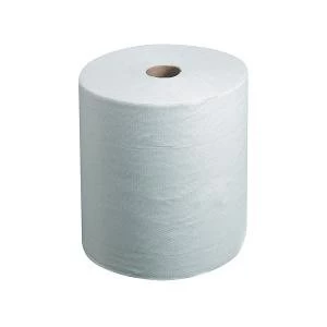 Image of Kleenex 2-Ply Ultra Hand Towel Roll 130m White Pack of 6 6765