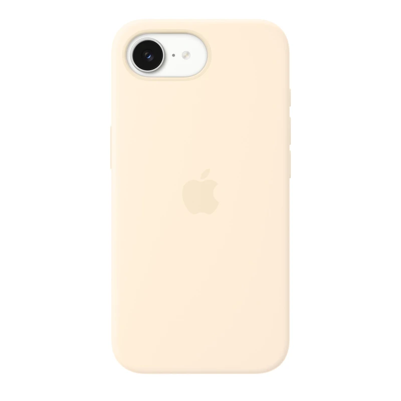 Image of Apple iPhone 17e Silicone Case with MagSafe - Vanilla MHWG4ZM/A