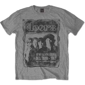 Image of The Doors - New Haven Frame Unisex Large T-Shirt - Grey