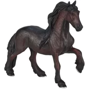 image of ANIMAL PLANET Mojo Farm Life Friesian Mare Toy Figure, Three Years and Above, Black (387281)