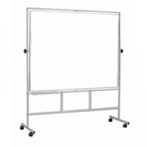 image of Bi-Office Grey Revolver Non-Magnetic Board 1200x900mm BQ81796