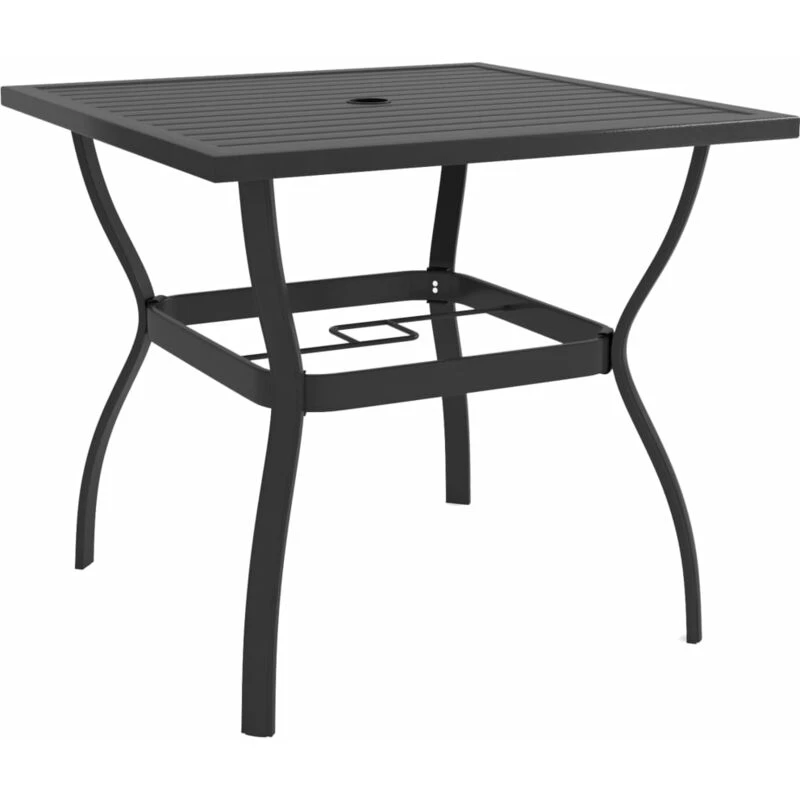 Image of VIDAXL Garden Table Anthracite 81.5x81.5x72cm Steel Vidaxl 8720286090305