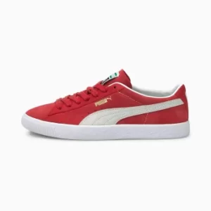 image of Womens PUMA Suede VTG Trainers, High Risk Red/White Size 5 Shoes