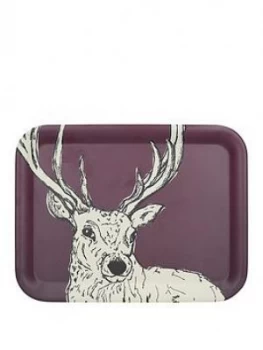 Image of Kitchencraft Into The Wild Stag Large Tray ; 25.5 X 33.5 Cm