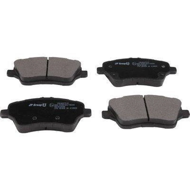 Image of JP GROUP 1563607510 Brake pad set JP Front Axle, excl. wear warning contact Brake Pad Set,disc brake (402)