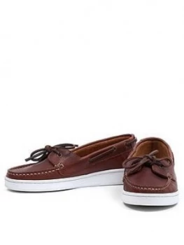 Image of Barbour Leather Miranda Moccasin - Cognac, Cognac, Size 7, Women